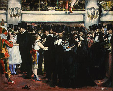 Masked Ball at the Opera, 1873 | Manet | Giclée Canvas Print