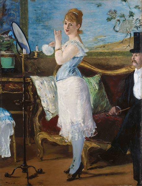 Nana, 1877 | Manet | Giclée Leinwand Kunstdruck