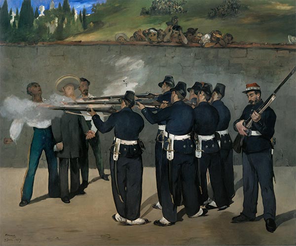 The Execution of the Emperor Maximilian, c1867/68 | Manet | Giclée Canvas Print