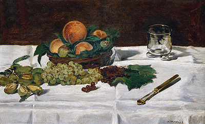 Still Life: Fruit on a Table, 1864 | Manet