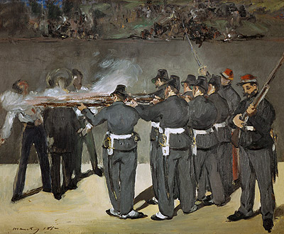 The Execution of the Emperor Maximilian, 1867 | Manet | Giclée Leinwand Kunstdruck