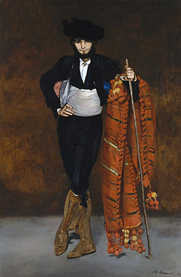 Young Man in the Costume of a Majo, 1863 | Manet | Giclée Leinwand Kunstdruck