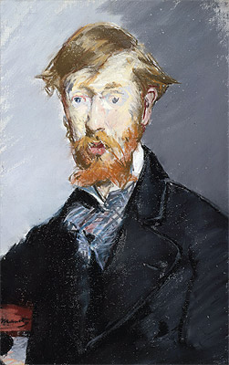 George Moore, c.1873/79 | Manet | Giclée Leinwand Kunstdruck