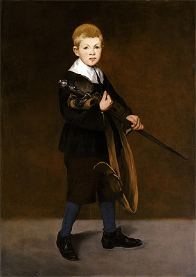 Boy with a Sword, 1861 | Manet | Giclée Canvas Print