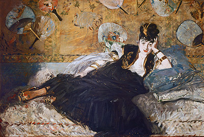 Frau mit Fächern (Nina de Callias), 1873 | Manet