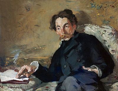 Stephane Mallarme, 1876 | Manet | Giclée Leinwand Kunstdruck