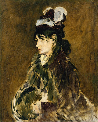 Berthe Morisot, c.1873 | Manet | Giclée Leinwand Kunstdruck