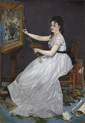 Eva Gonzales, 1870 | Manet | Giclée Leinwand Kunstdruck