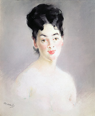 Bust of a Young Female Nude, c.1875 | Manet | Giclée Canvas Print