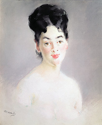 Büste einer jungen weiblichen Akt, c.1875 | Manet