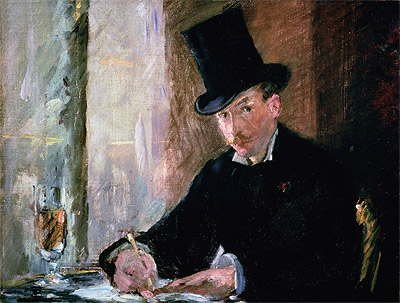 Manet | Chez Tortoni, c.1878/80 | Giclée Canvas Print