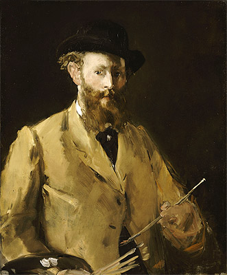 Selbstporträt mit Palette, c.1878/79 | Manet