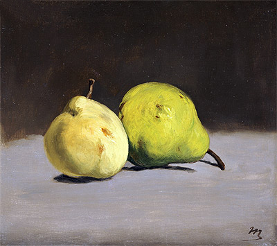 Two Pears, 1864 | Manet | Giclée Leinwand Kunstdruck