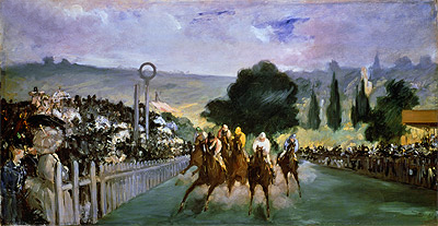 Das Rennen von Longchamp, 1866 | Manet