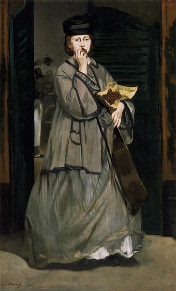 Manet | Street Singer, c.1862 | Giclée Canvas Print