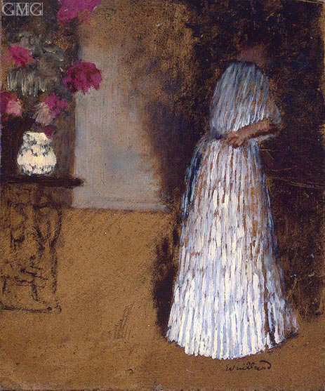 Vuillard | Junge Frau in einem Zimmer, c.1892/93 | Giclée Leinwand Kunstdruck