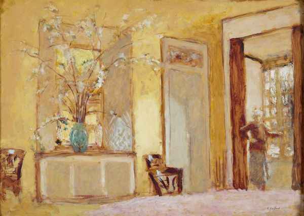 Woman in an Interior (Madame Hessel at Les Clayes), 1935 | Vuillard