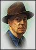 Porträt von Edward Hopper (inspired by)