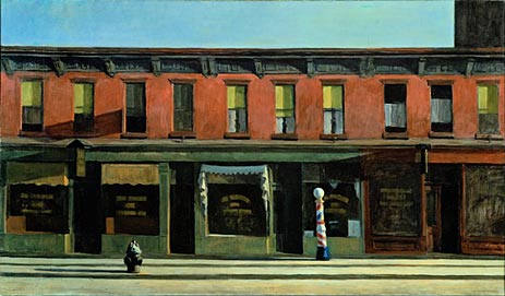 Früher Sonntagmorgen, 1930 | Hopper | Giclée Leinwand Kunstdruck