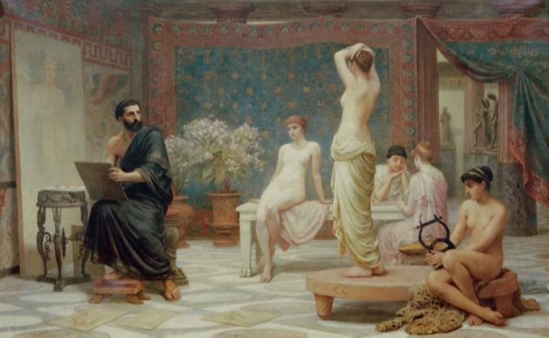 The Chosen Five, 1885 | Edwin Long | Giclée Canvas Print