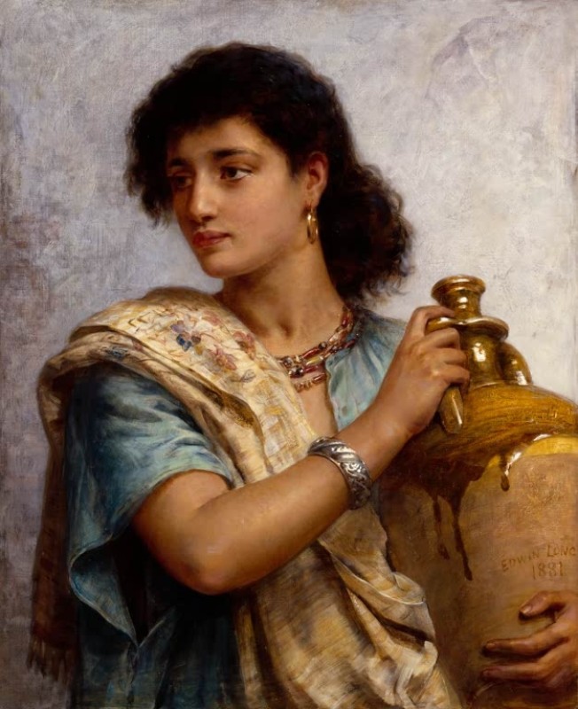 Nouzhatoul-âouadat, 1881 | Edwin Long | Giclée Leinwand-Kunstdruck