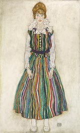Schiele | Portrait of Edith Schiele | Giclée Canvas Print