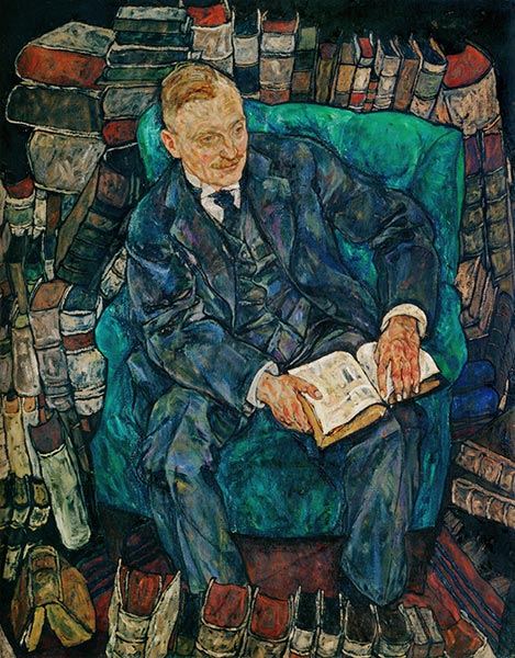 Dr. Hugo Koller, 1918 | Schiele | Giclée Leinwand Kunstdruck