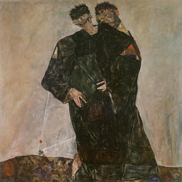The Hermits, 1912 | Schiele
