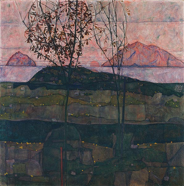 Setting Sun, 1913 | Schiele