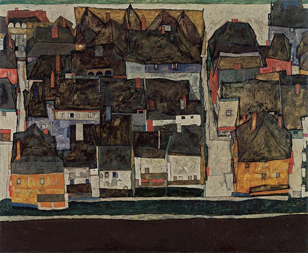 The Small City IV, 1914 | Schiele | Giclée Canvas Print