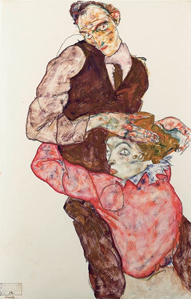 Lovers, c.1914/15 | Schiele | Giclée Paper Art Print