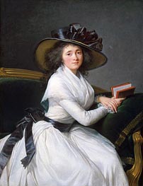 Comtesse de la Chatre (Marie Louise Perrette Aglae Bontemps), Later Marquise de Jaucourt | Elisabeth-Louise Vigee Le Brun | Painting Reproduction
