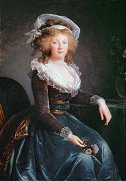 Maria Theresa of Bourbon, n.d. by Elisabeth-Louise Vigee Le Brun | Canvas Print