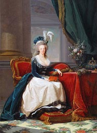 Queen Marie-Antoinette, 1788 von Elisabeth-Louise Vigee Le Brun | Leinwand Kunstdruck