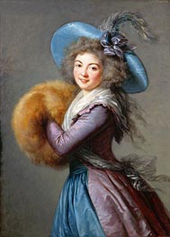 Madame Mole-Raymond, 1786 von Elisabeth-Louise Vigee Le Brun | Leinwand Kunstdruck