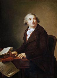Portrait of Giovanni Paisiello, a.1791 von Elisabeth-Louise Vigee Le Brun | Leinwand Kunstdruck