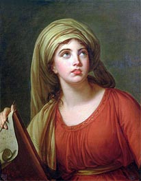 Portrait of Emma Hart, later Lady Hamilton, as a Sibyl | Elisabeth-Louise Vigee Le Brun | Gemälde Reproduktion