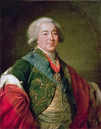 Portrait of Prince Alexander Borisovich Kurakin | Elisabeth-Louise Vigee Le Brun | Painting Reproduction