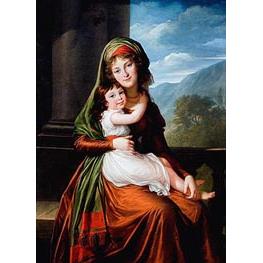 The Countess von Schonfeld with Her Daughter - Elisabeth-Louise Vigee Le Brun