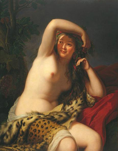 Bacchante, 1785 | Elisabeth-Louise Vigee Le Brun | Giclée Leinwand Kunstdruck