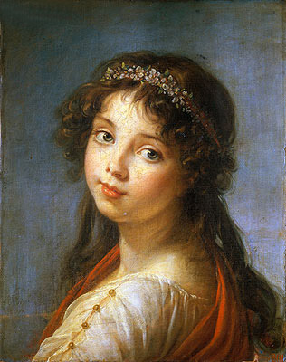 Portrait of the Artist's Daughter, n.d. | Elisabeth-Louise Vigee Le Brun | Giclée Canvas Print
