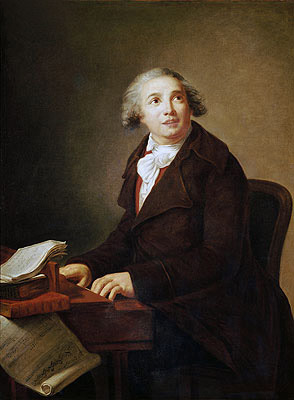 Elisabeth-Louise Vigee Le Brun | Portrait of Giovanni Paisiello, a.1791 | Giclée Canvas Print