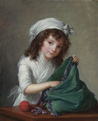 Elisabeth-Louise Vigee Le Brun | Mademoiselle Brongniart, 1788 | Giclée Canvas Print