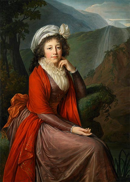 Elisabeth-Louise Vigee Le Brun | Portrait of Countess Maria Theresia Bucquoi, 1793 | Giclée Canvas Print