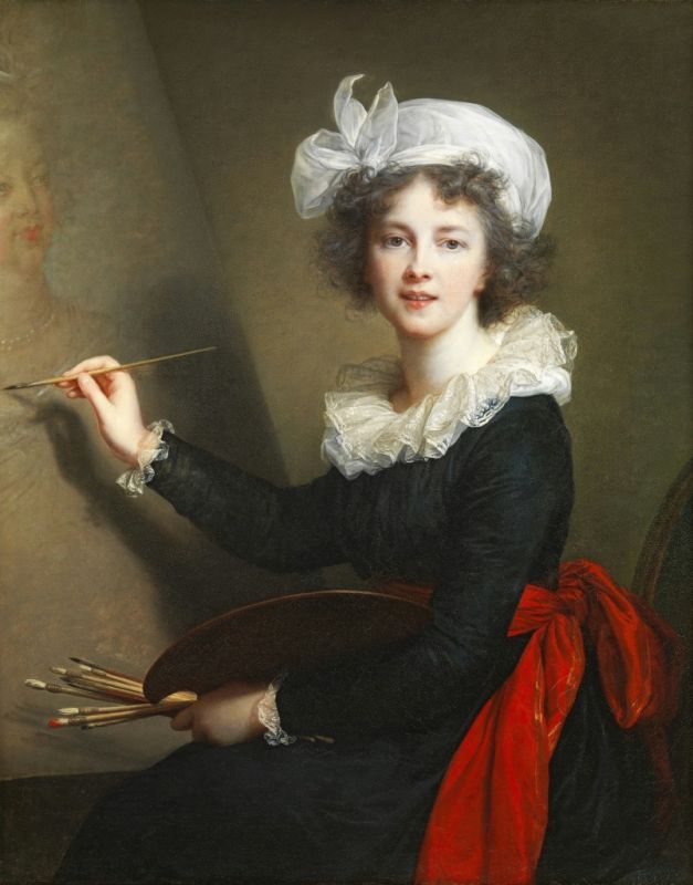 Selbstporträt, 1790 | Elisabeth-Louise Vigee Le Brun | Giclée Leinwand-Kunstdruck