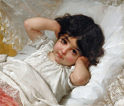 Portrait of Marie-Louise, 1880 | Emile Munier | Giclée Canvas Print