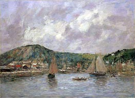 Cherbourg, 1883 by Eugene Boudin | Canvas Print