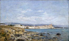 View of Antibes, 1893 by Eugene Boudin | Canvas Print