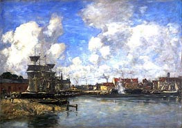 Dunkirk, 1889 by Eugene Boudin | Canvas Print