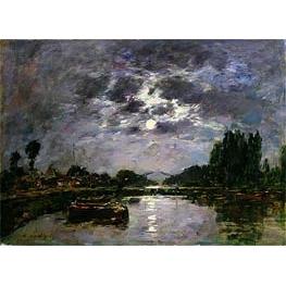 The Effect of the Moon - Eugene Boudin